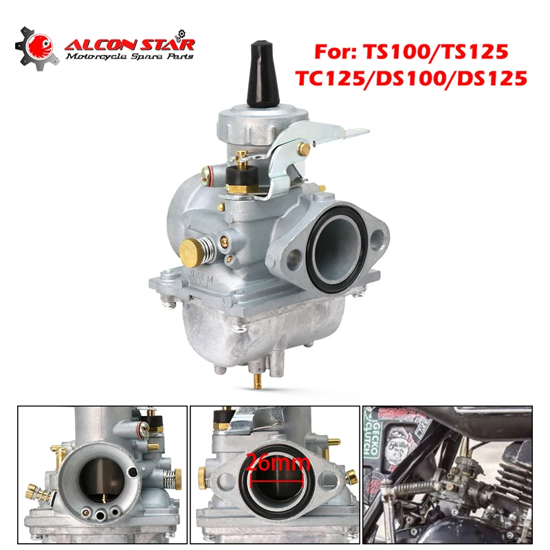 Alconstar Новинка VM серии универсальный круглый мото Vergaser 26 мм для SUZUKI TS125 TS125N TC125 TS100