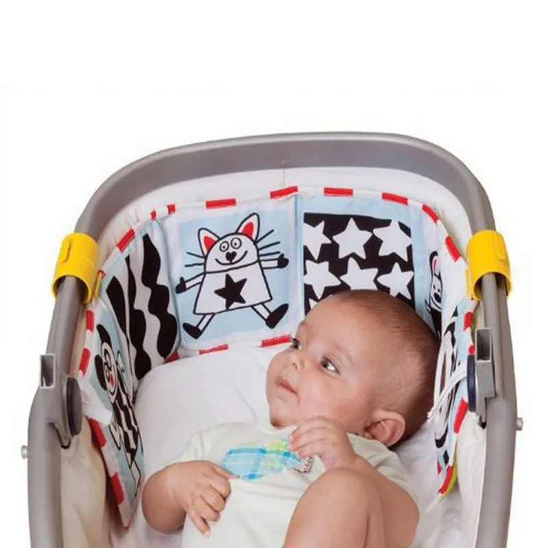  Newbron Baby Bed Bumper Crib Protector Mobile Cloth Book Soft Educational Cot Book Toys Baby Beddin