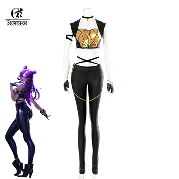 

ROLECOS LOL KDA Kaisa Cosplay Costume Game Cosplay Costume Kaisa Outfit Full sets K/DA Group Character Cos with Gloves