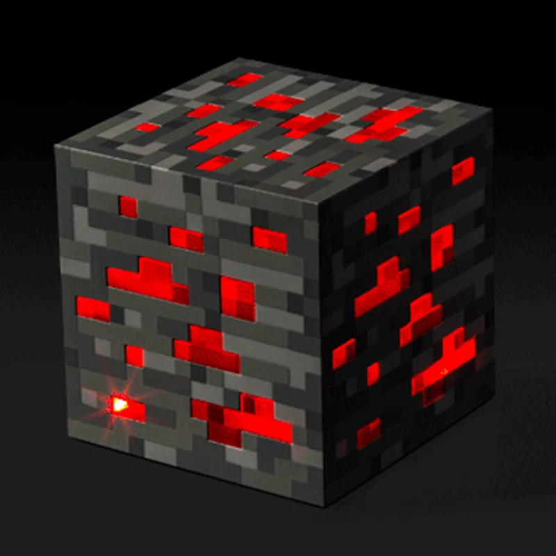 Colorfull Light Up Torch Touch LED Lamp Diamond Block Redstone Ore Square Light LED Children Room Light