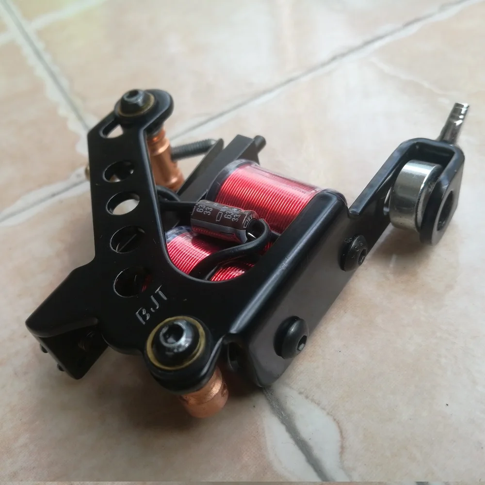 Тату машинка ручной работы с 10 катушками для смешивания и отладки|tattoo gun machine|tattoo