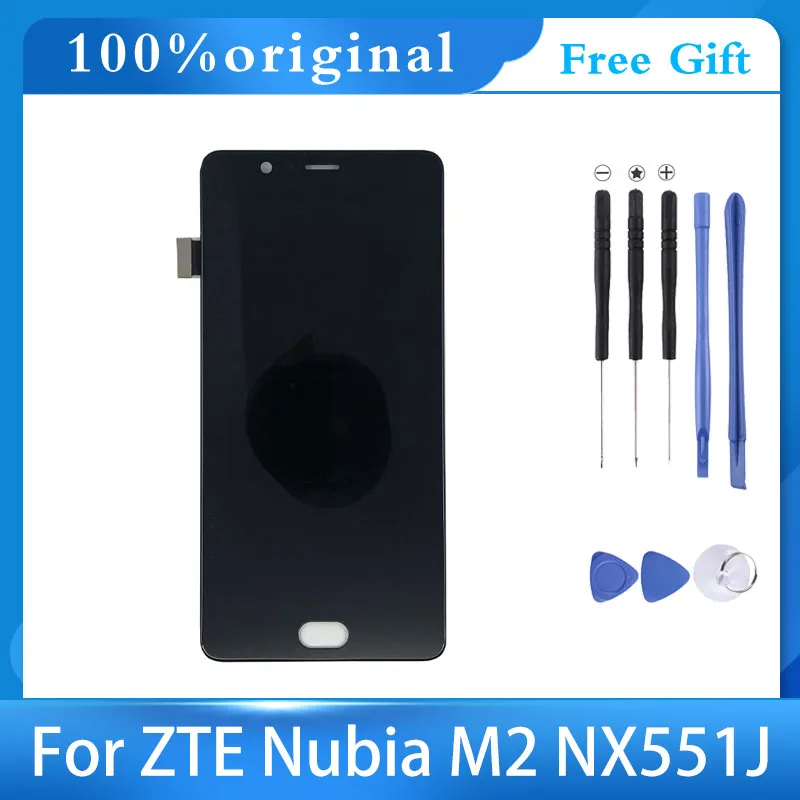 ЖК дисплей для ZTE Nubia M2 NX551J дигитайзер сенсорного экрана сменный экран в