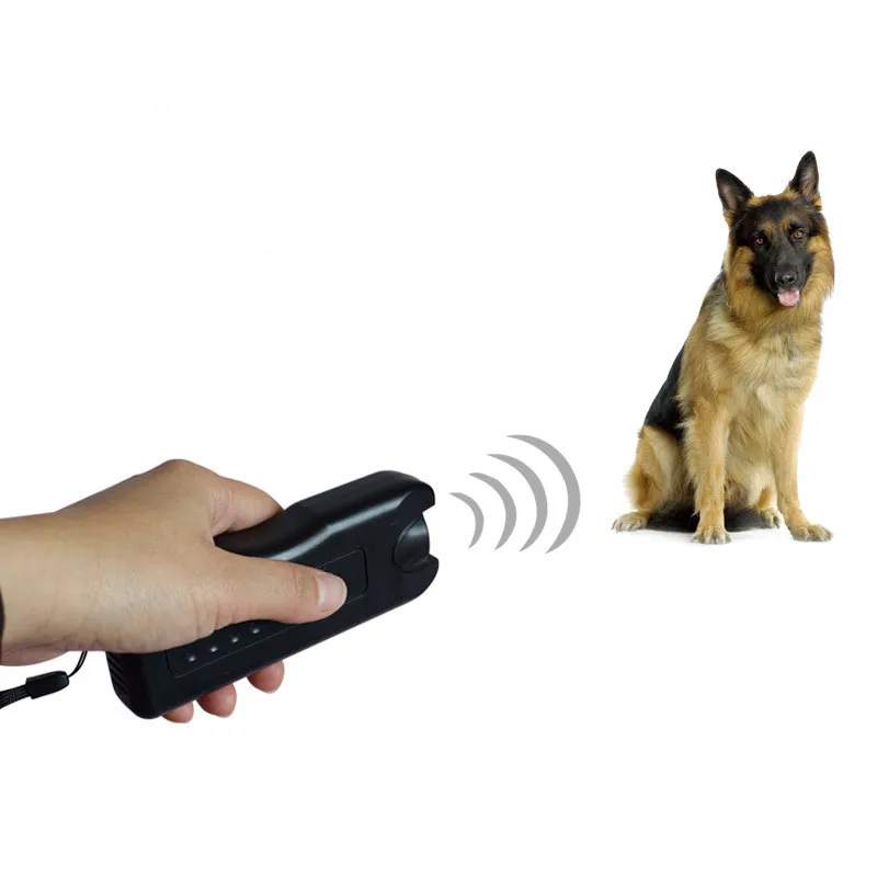 Ultrasonic Self Defense Dog Chaser, Agressivo Repeller, dissuasor, Lanterna Stick, dissuasor, Agressivo, Agressivo, Lobo, Fora