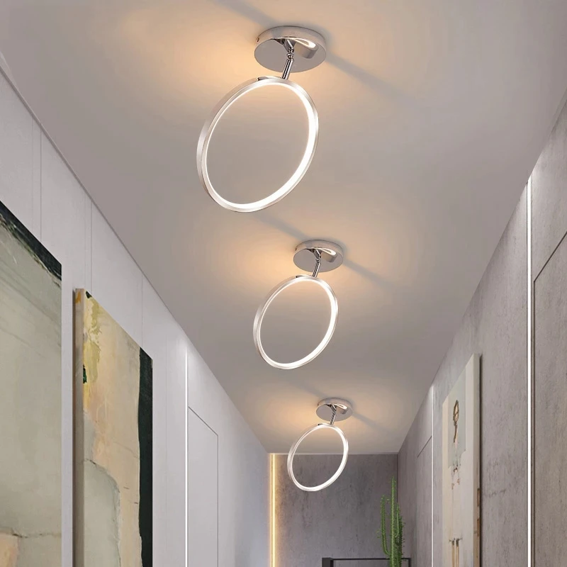 Modern LED Chandelier for living room bedroom Corridor aisle Entrance balcony lamp home Circle Ceiling lighting | Лампы и освещение