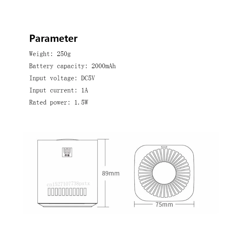 Xiaomi Mijia LingWu миниатюрный фотокатализатор в дополнение к формальдегиду очиститель воздуха не потребляет материалы с 2000 мАч тестом