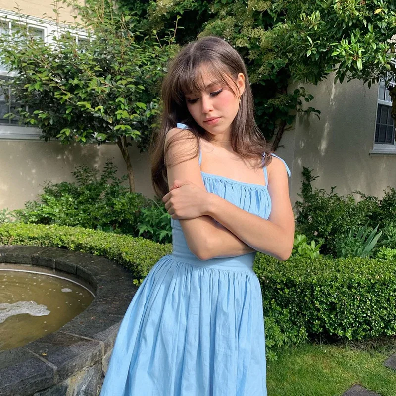 

Y2K Summer Women Dress Spaghetti Straps Sash Sexy Dress Mini Night Club Party Dress Bodycon Dress Robe Vestidos Fashion