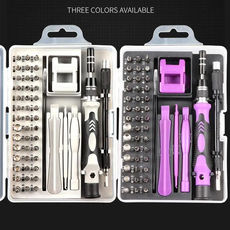 

52 In 1 Screwdriver Set Mini Precision Screwdriver Multi Computer Pc Mobile Phone Device Repair Isolated Hand Home Tools