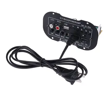 

Bass Auto Subwoofer Stereo Remote Control Power Amplifier Car Radio 2 Din Audio