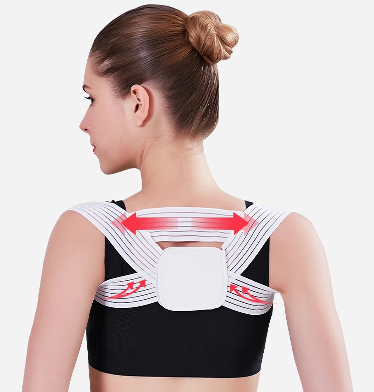 Adults Back Posture Corrector Clavicle Spine Kids Shoulder Lumbar Brace Support Belt Correction Prevents Slouching | Красота и