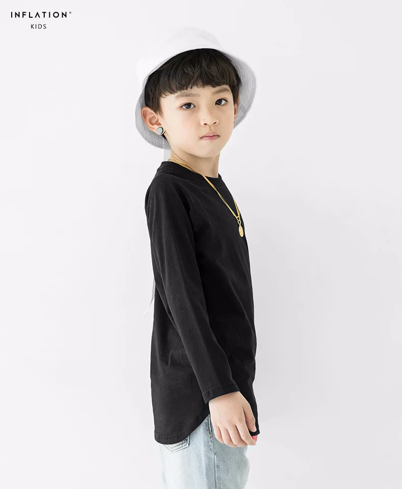Футболка с длинными рукавами для мальчиков, с принтом логотипа на заказ, с надписью, на заказ детская черная хлопковая рубашка