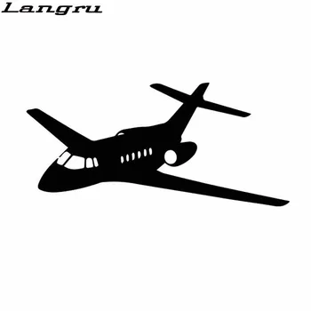 

Langru 15.2CM*7.1CM Simple Aeroplane Decorative Pattern Aircraft Shadow Vinyl Decal Car Sticker Accessories Jdm