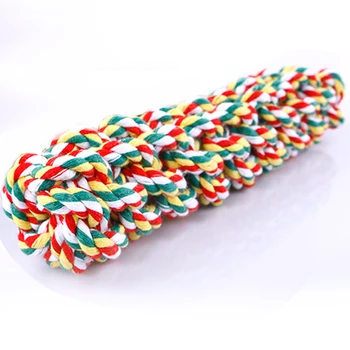 

Cute Pet Dog Toy Chew dog chew toys pet supplies pet teething ball Cotton Accessories Strong Dog Bite Toys Bone Pets BB50W