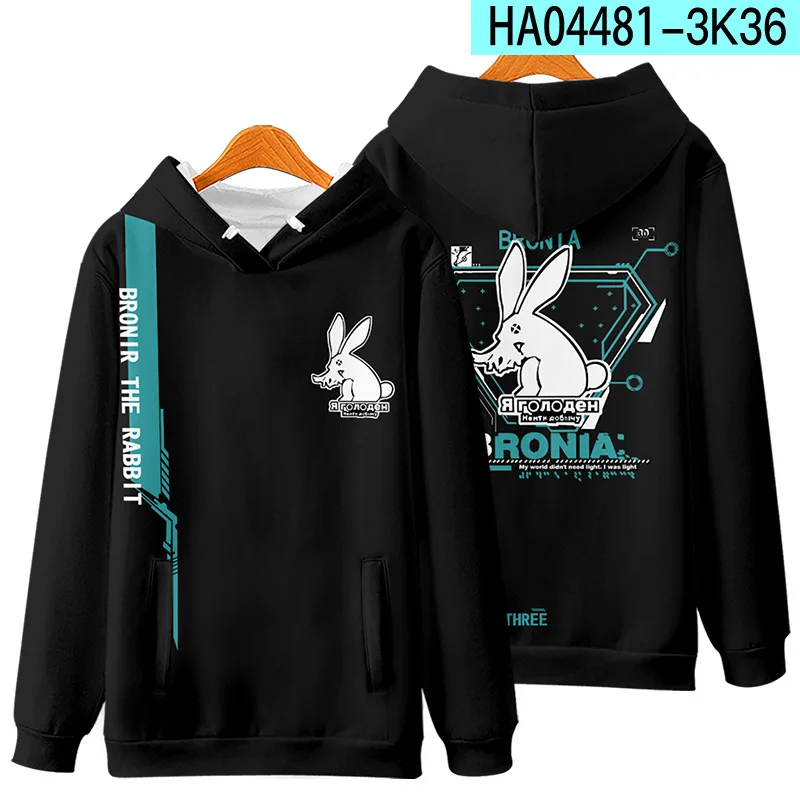 Anime Honkai Impact ڽ ǻ  Oversized Hoodie ϶   ϼ Wram Long Sleeve Kawaii Clothes
