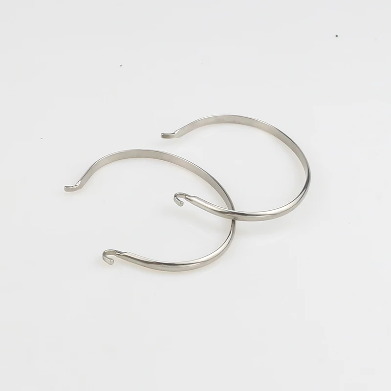 

5pcs/lot Stainless Steel Jewelry Making supplies DIY Loops Connector Pendants Bracelets Findings Apply More Than 1.8mm Holes