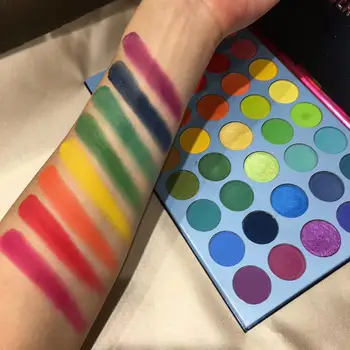 

39 Colors Matte Waterproof Eye Shadow Rainbow Palette Glitter Makeup Eyeshadow Palette Nude Long-lasting Makeup Cosmetic Party #