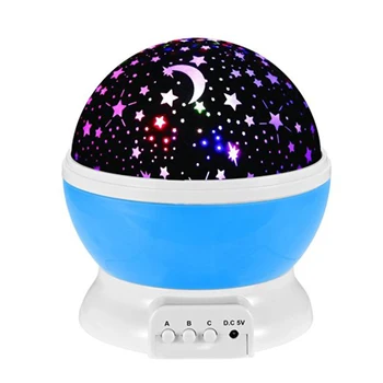 

LED Rotating Projector Starry Night Light Children Room Star Sky Lighting Lamp