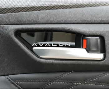 

Car Interior Door Handle Ornament for Toyota Avalon Stainless Steel Accessories Car Styling 4pcs