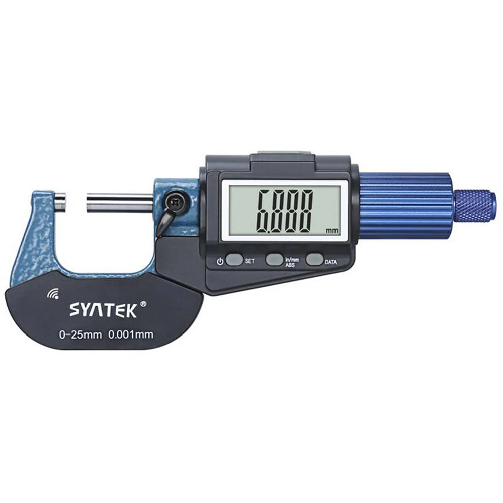 

0.001mm Electronic Outside Micrometer 0-25-50-75-100mm Digital Micrometer Caliper Gauge Measure With Bluetooth data transmission