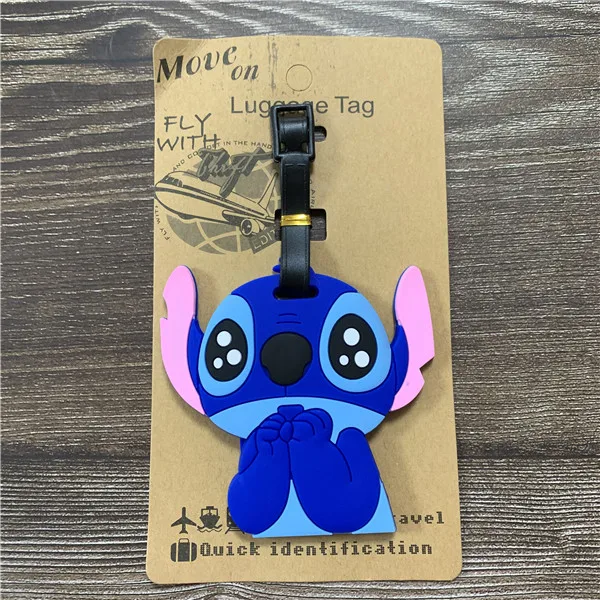 IVYYE Stitch Eeyore аниме аксессуары для путешествий багажная бирка на чемодан ID адрес портативный держатель тегов багажная этикетка Новинка - Цвет: see chart