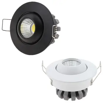 

Mini LED Spot Downlights COB 3W led spots 220v dimmable Light for ceiling cabinet showcase loft decorations