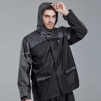 

IRON JIA'S Motorcycle Raincoat and Rain Pants Suit Waterproof Moto Rainproof Jacket Outdoor Motocross Motorbike Riding Rainwear
