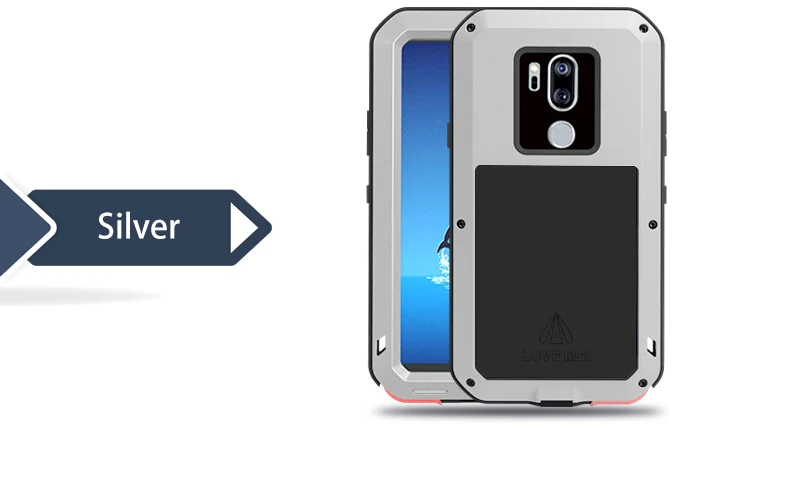 Алюминиевый металлический чехол LOVE MEI для LG G7, защитный противоударный водонепроницаемый чехол LGG7 Capa Fundas+ пленка Gorilla glass
