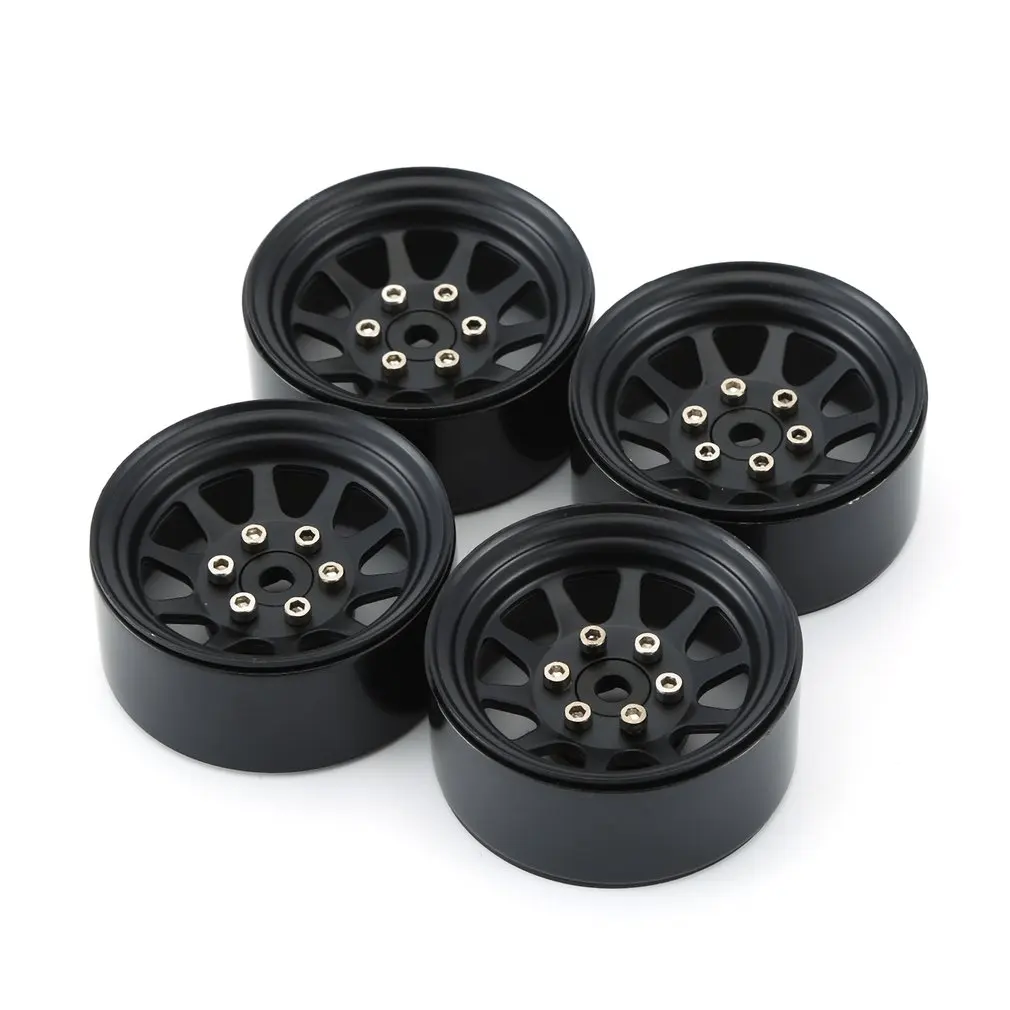 

Metal Alloy 1.9Inch Beadlock Wheel Rims For 1/10 Rc Crawler Axial Scx10 90046 Traxxas Trx4 Redcat Gen8 Metal Lock Tire Wheel