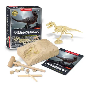 

Kid Dino Kit Dinosaur Fossil Digging Game Kit Kids Dino Sandbox Activity Set mini archaeological set for Dinosaur Model for kids