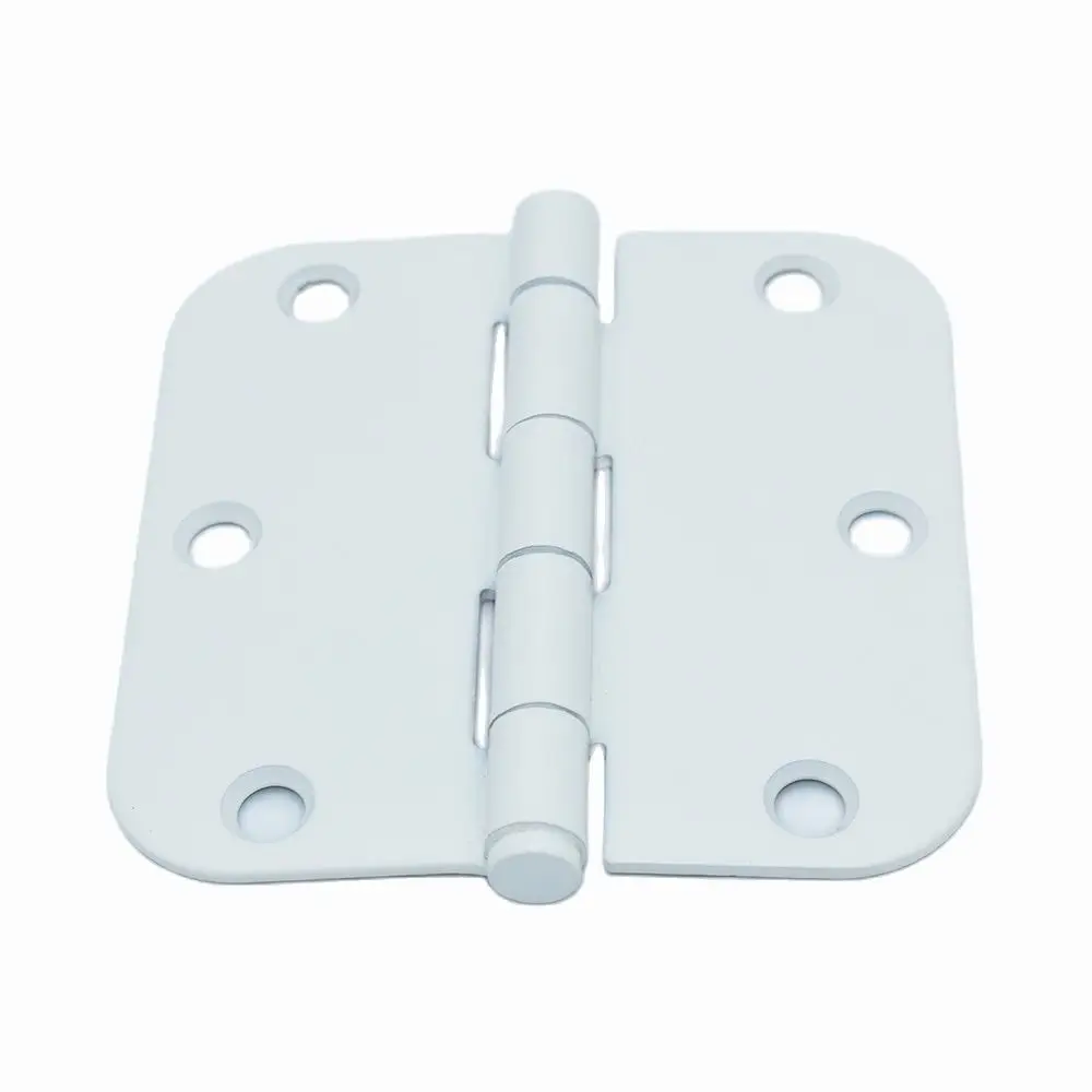 White Metal Hinges Butt Hinges Cabinet Decorative Door Closet Hinge Folding Box for Cabinets Wooden Cases