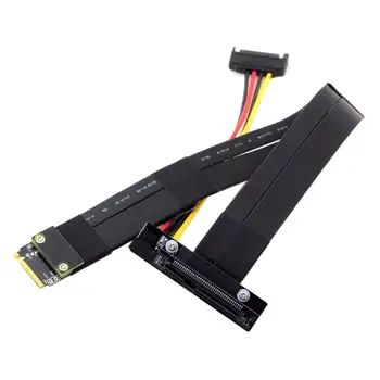 

U.2 SFF-8639 PCI-E 3.0 to M.2 M-Key NVMe Adapter Card with 30cm Cable for SSD