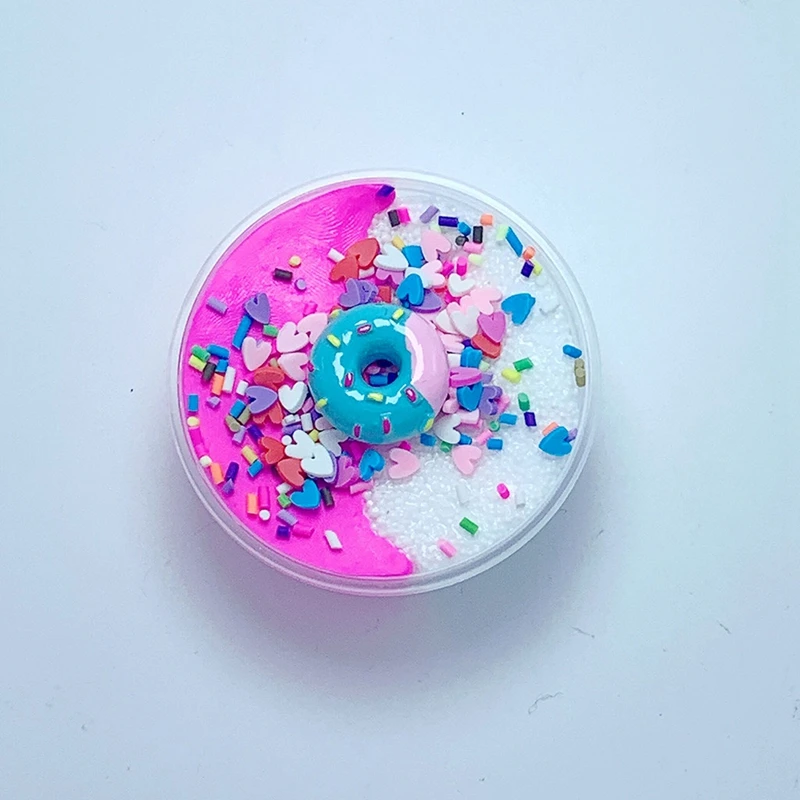 60 мл глиняная игрушка пластилин сочетающиеся цвета амулеты зерно мороженое слизи торт на день рождения Slimes дети рельеф стресс интеллект игрушки