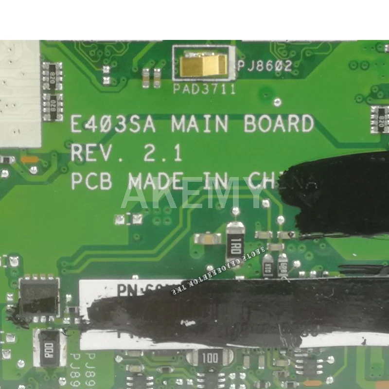 E403SA материнская плата для For Asus E403S работает 100% тест оригинальный N3700 4 ядра 4G RAM 64G