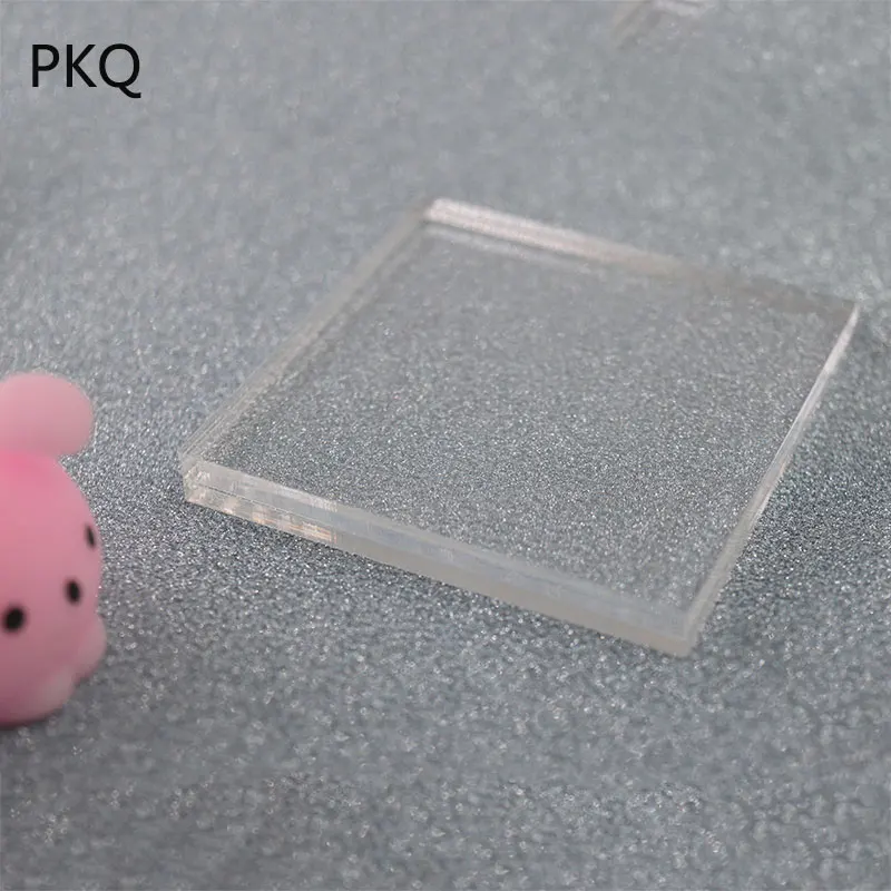 Толщина 1 мм квадратный Оргстекло Прозрачный пластиковый лист акриловая доска органического стекла полиметилметакрилат