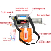 2L ręczny przenośny gazowy gorący Fogger termiczna maszyna do dymu, fumigacji opryskiwacz, do dezynfekcji komarów