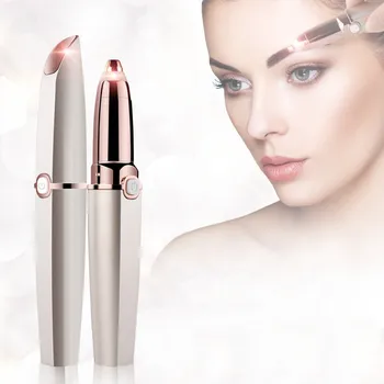 

Eyebrow Trimmer Electric Mini Eye Brow Shaper Facial Hair Remove Epilator Painless Portable Women Depilator Makeup Beauty Device