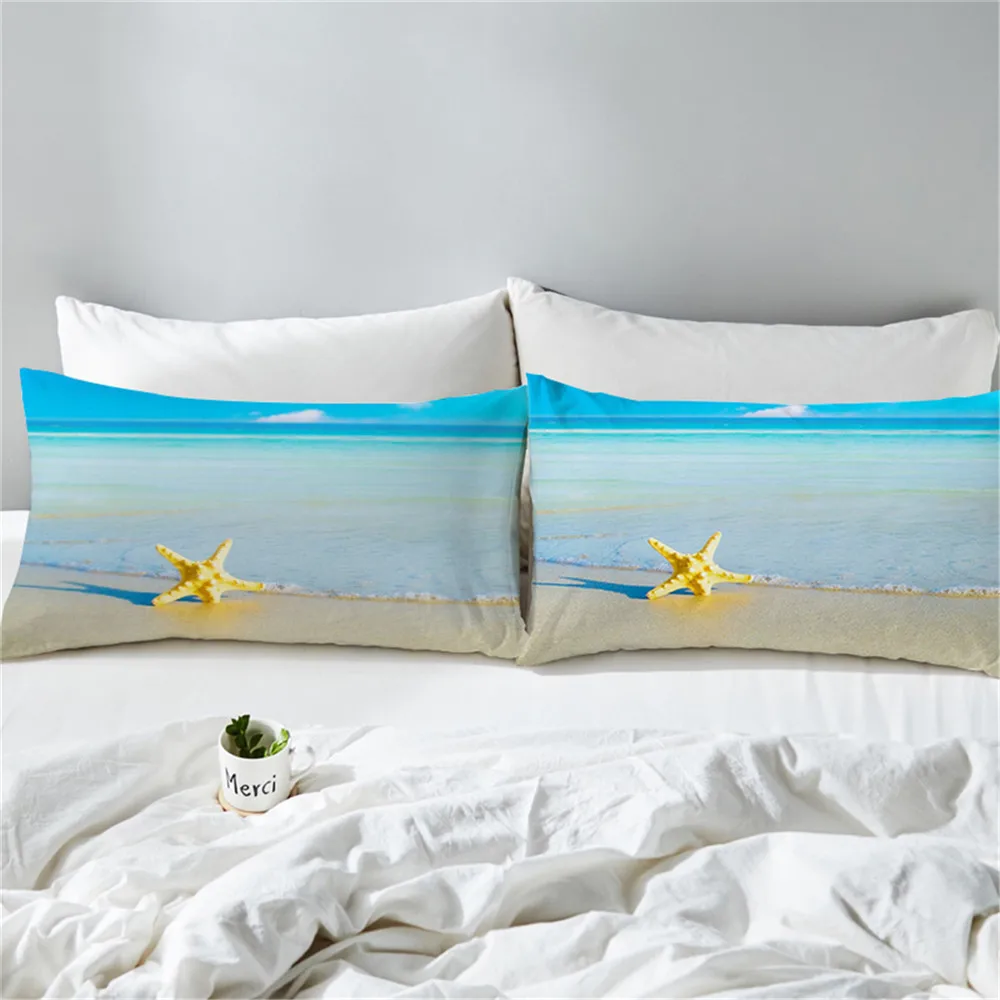 50X90CM Beach Decorative Pillow Case Tree Starfish Print Throw Pillow Cover Chair Sofa Home Decorative Cushion Cover 50X90CM Beach Decorative Pillow Case Tree Starfish Print Throw Pillow Cover Chair Sofa Home Decorative Cushion Cover