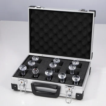 

Aluminum Tool Case Suitcase Toolbox File Box Impact Resistant Safety flight Case Password Box