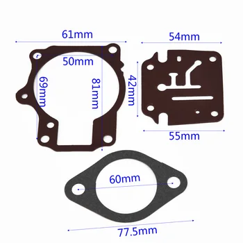 

Accessories for Johnson/Evinrude outboard motors 396701 20-70 Engines Parts Carburetor Kit Replacement Carb Repair Rubber