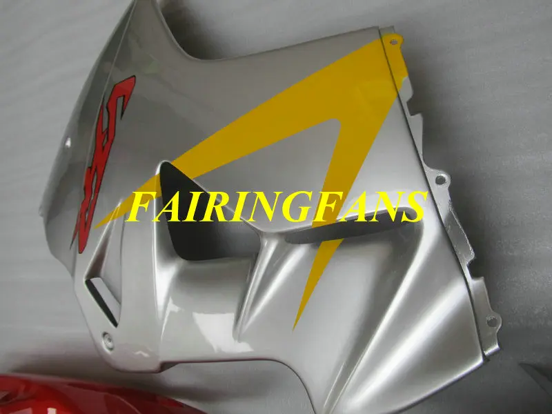 Мотоцикл обтекателя тела для HONDA VFR800 98 99 00 01 VFR 800 1998 1999 2000 2001 красного и серебристого цвета Обтекатели на кузов+ подарки HI12