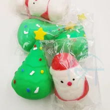 Boule de Vent en TPR pour enfants, joli cadeau de noël, bonhomme de neige, musique pincée, arbre de noël, livraison gratuite, articles Squishy