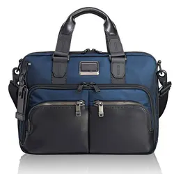 Men's Office Handbags Ballistic Nylon Briefcase Computer Bag Tote Large-Capacity Portable Shoulder Bag Business Travel Bag