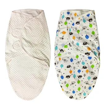 

Babies Sleeping Bags Newborn Baby Cocoon Swaddle Wrap Envelope 100%Cotton 0-6 Months Baby Blanket Swaddling Wrap Sleepsack