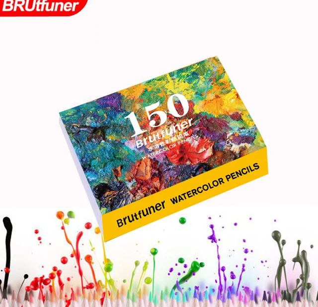 Sketching Painting Oil Pencil 48/72/120/160 Colors Professional  Watercolor Wood Colored Pencils painting Drawing colour colours 150 water Colors