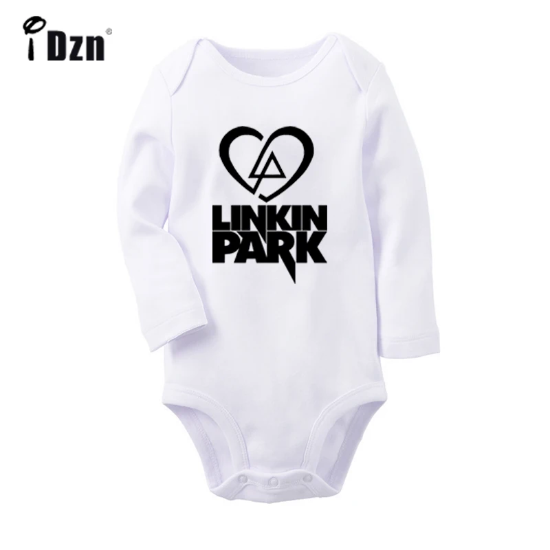 JcBaby2145WC Популярные Linkin Park/боди с сердечками для новорожденных в стиле Честера БЕННИНГТОНА; комбинезоны с длинными рукавами для малышей; одежда из хлопка - Цвет: JcBaby2145WC