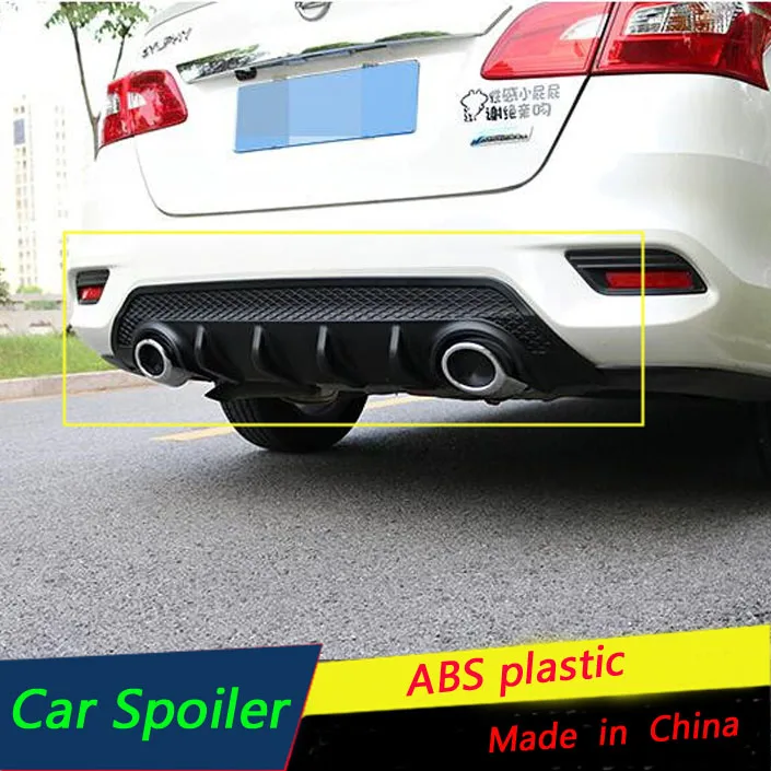 Защитный диффузор заднего бампера для Nissan Sentra SYLPHY подходит 2016 2017 2018 2019 комплект
