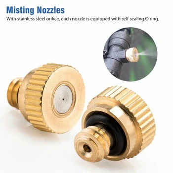 

1/4\\\\\\'\\\\\\' Pipe Irrigation Nozzles Agriculture Outdoor 42Pcs Cooling System