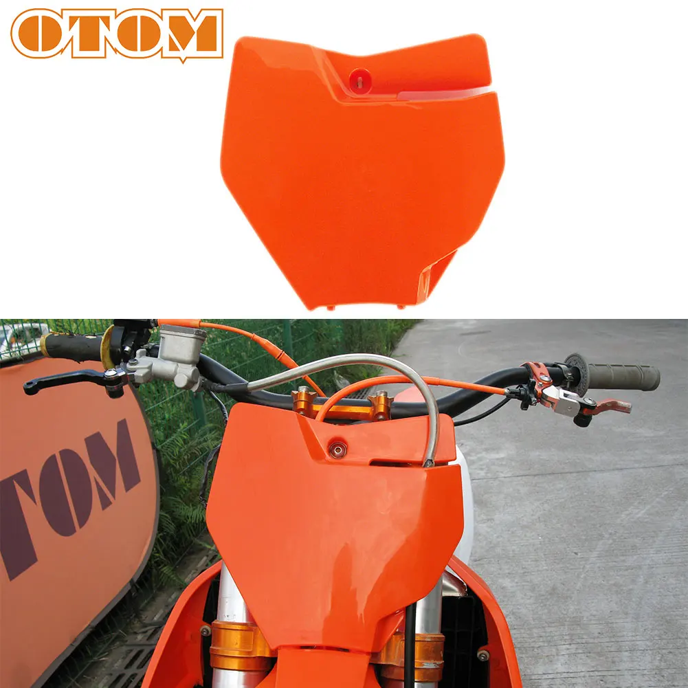 OTOM передний номерной знак пластиковый чехол белый оранжевый для KTM SX SXF XC 125 250 350 450