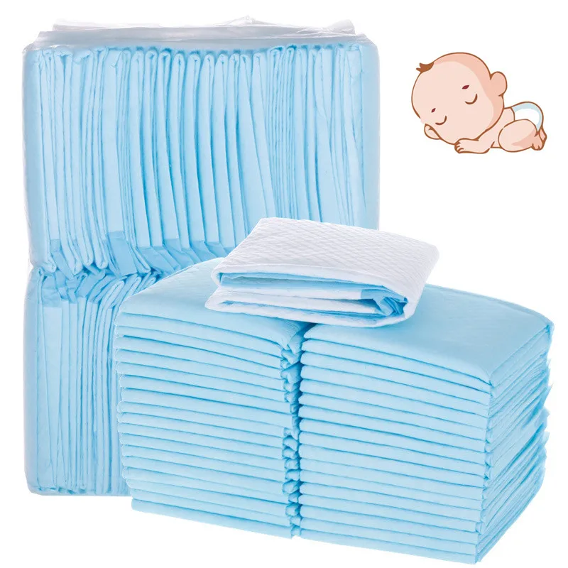 100pcs Baby Changing Mat Nursing Pad Disposable Diaper Paper Mat for Adult Child or Pets Absorbent Waterproof Diaper