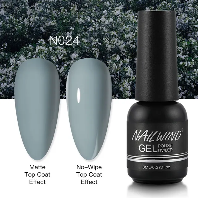 Nailwind Gel Nail Polish 8ml Semi Permanent Varnish Nail Art All for Manicure Need UV LED lamp Base Top coat Nails Gel Polish RE11-N024