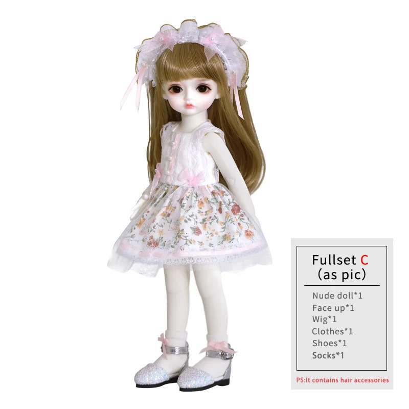 Fullset as in pic OUENEIFS BJD SD кукла Сары 1/6 модель для маленьких девочек и мальчиков куклы игрушки для детей друзья Сюрприз подарок для мальчиков и девочек - Цвет: Fullset as in pic